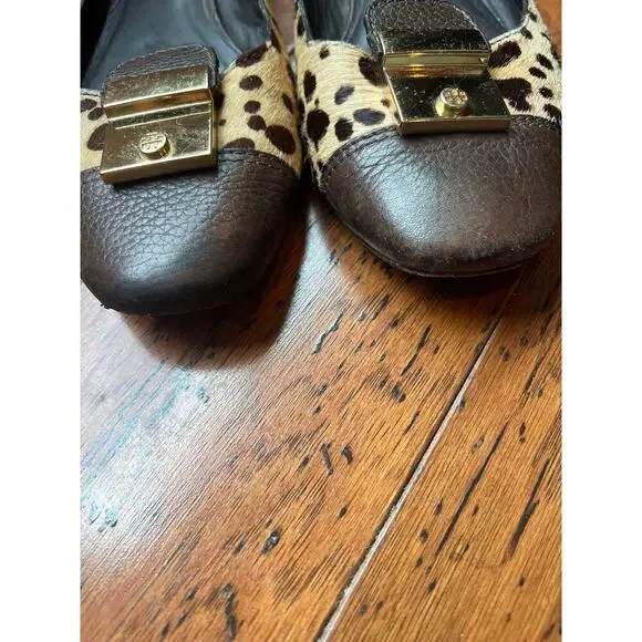 Tory Burch Cow Hair Flats - Picture 2 of 6